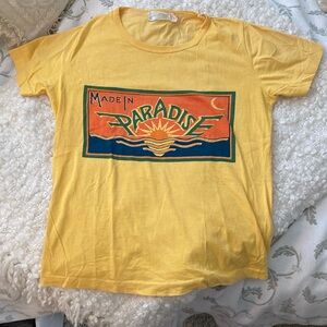 Made in Paradise 100% cotton t shirt VINTAGE size Small